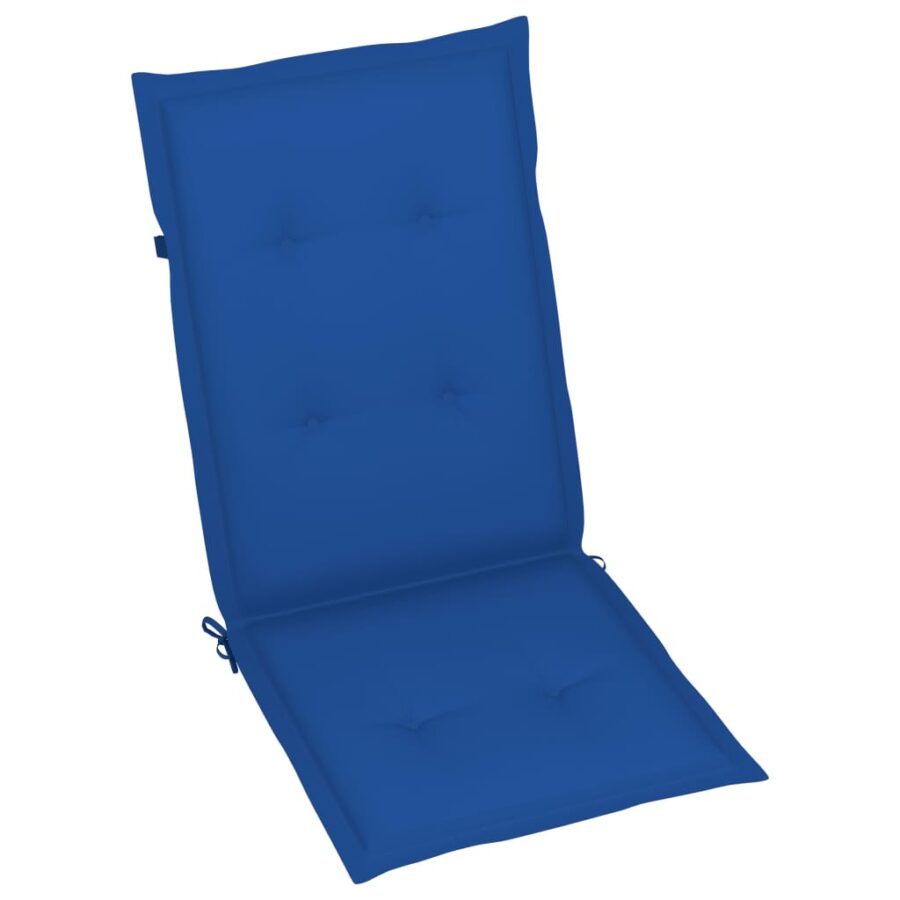 Tuinstoelen 3 st inklapbaar met kussens massief acaciahout - Afbeelding 7