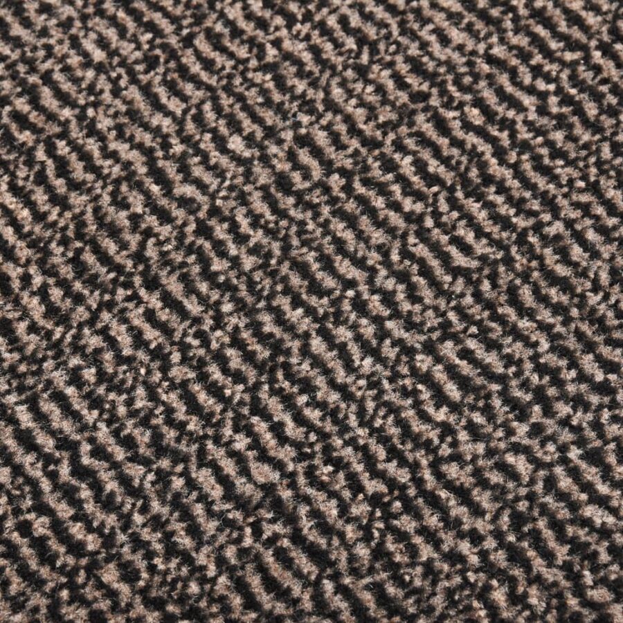 Deurmat getuft 80x120 cm donkerbruin - Afbeelding 4