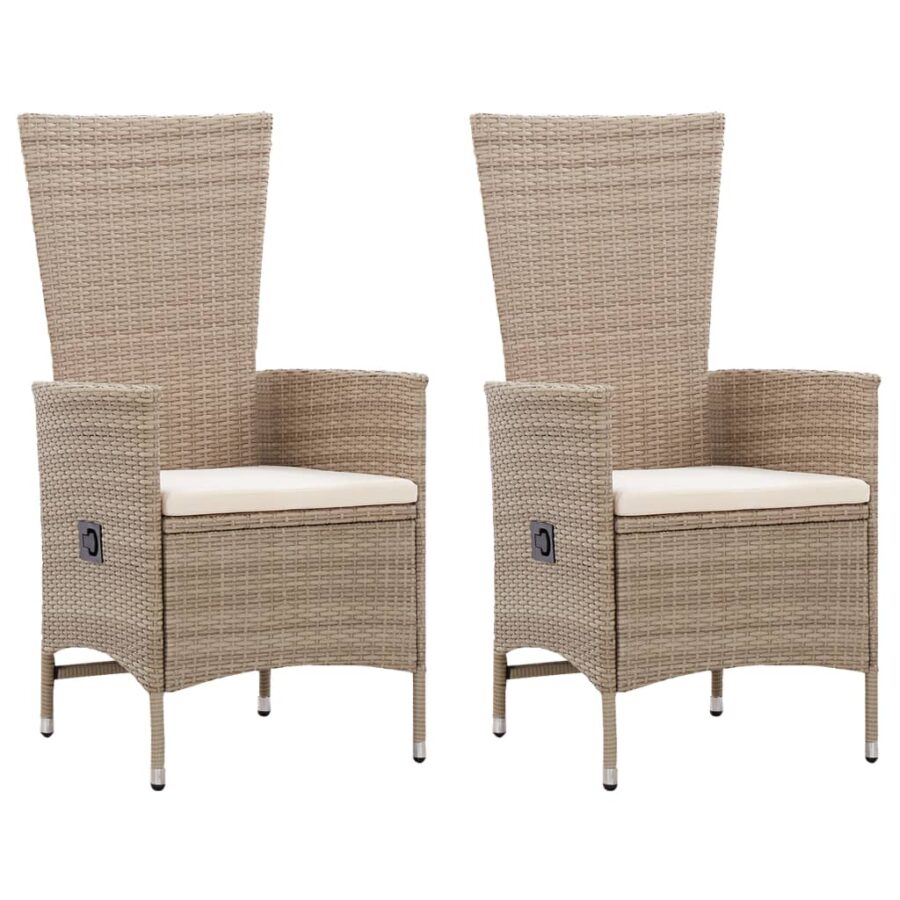 3-delige Tuinset beige - Afbeelding 2