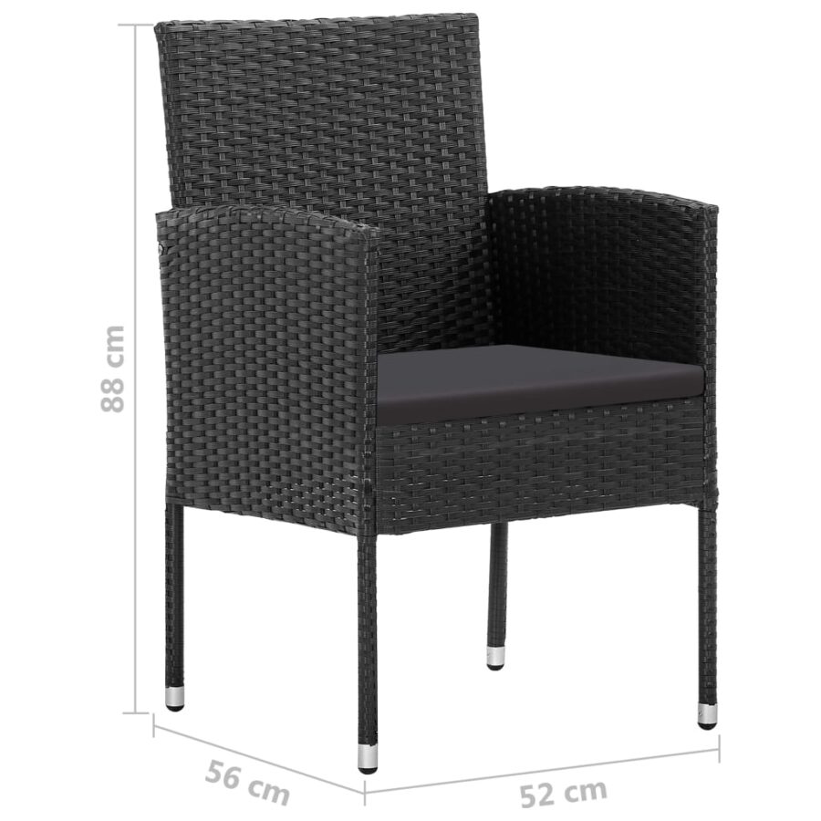 5-delige Tuinset zwart - Afbeelding 8
