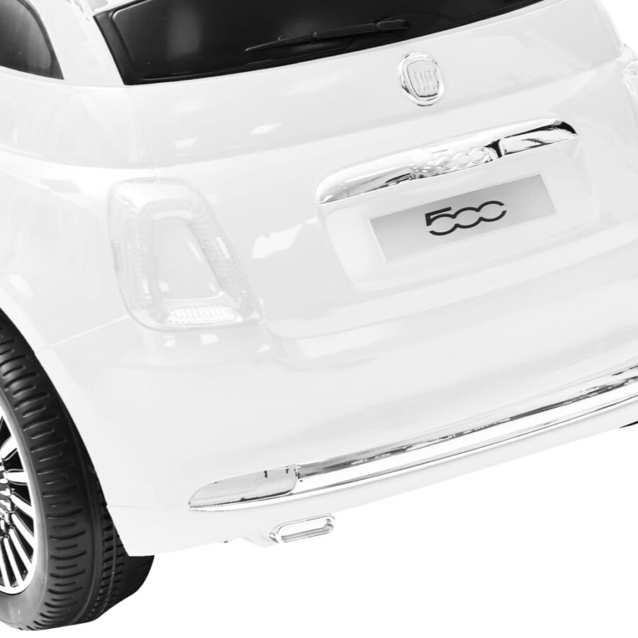 Kinderauto Fiat 500 elektrisch wit - Afbeelding 7