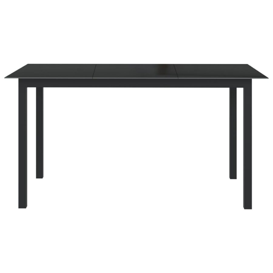 10-delige Loungeset zwart en antracietkleurig - Afbeelding 9