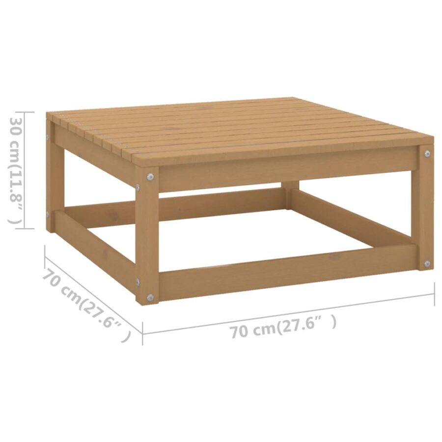 11-delige Loungeset massief grenenhout - Afbeelding 9