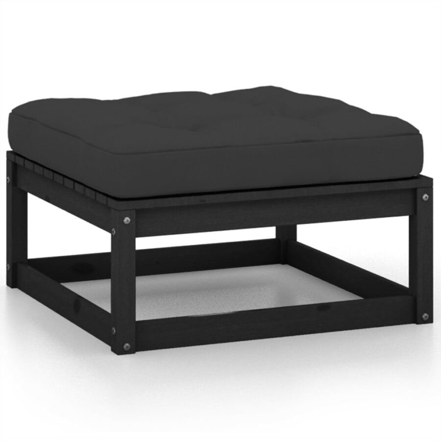 5-delige Loungeset met kussens massief grenenhout - Afbeelding 6
