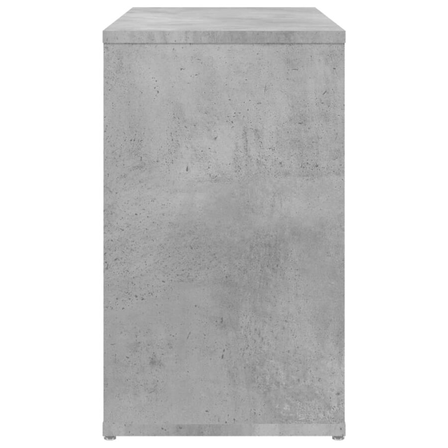 Bijzetkast 60x30x50 cm bewerkt hout betongrijs - Afbeelding 5