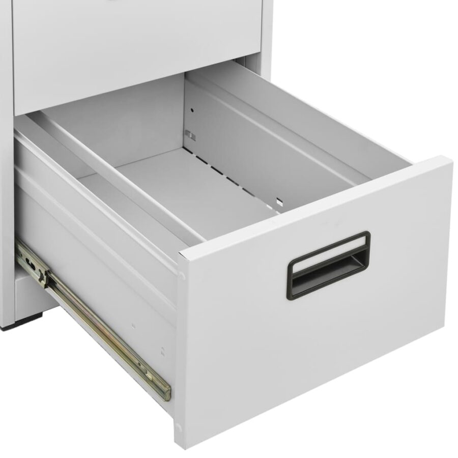 Archiefkast 46x62x72,5 cm staal lichtgrijs - Afbeelding 8