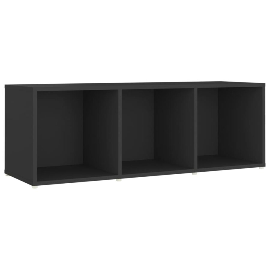 3-delige Tv-meubelset bewerkt hout grijs - Afbeelding 6