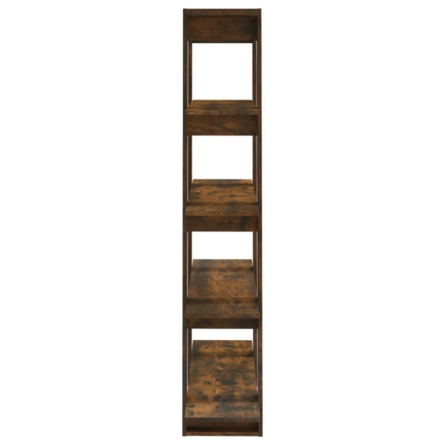 Boekenkast/kamerscherm 100x30x160 cm gerookt eikenkleurig - Afbeelding 4