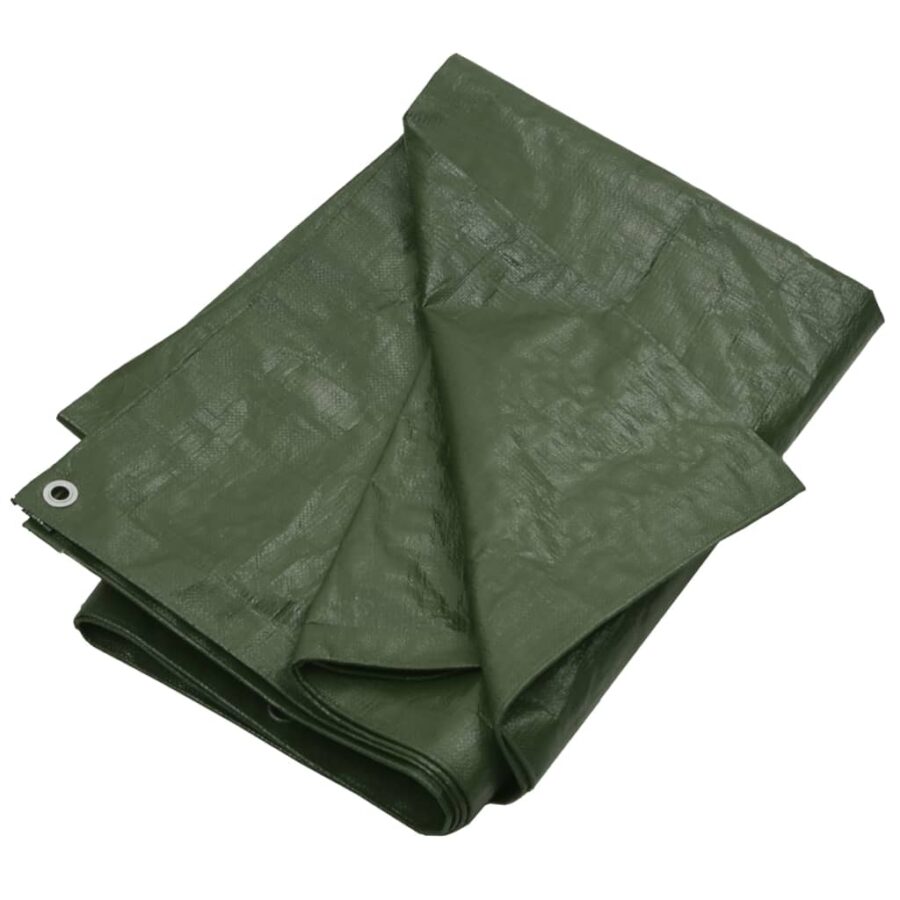 Dekzeil 180 g/m² 6x12 m HDPE groen - Afbeelding 2