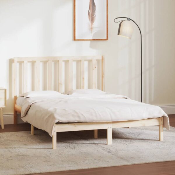 Bedframe zonder matras massief grenenhout 140x190 cm