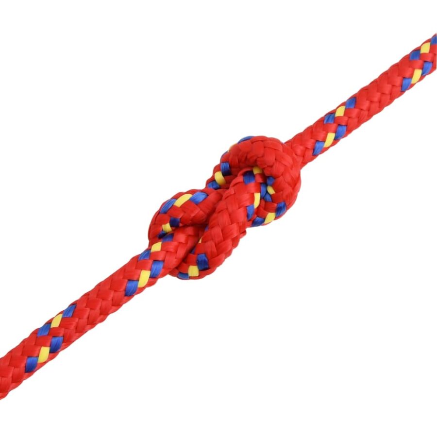 Boottouw 6 mm 50 m polypropyleen rood - Afbeelding 5