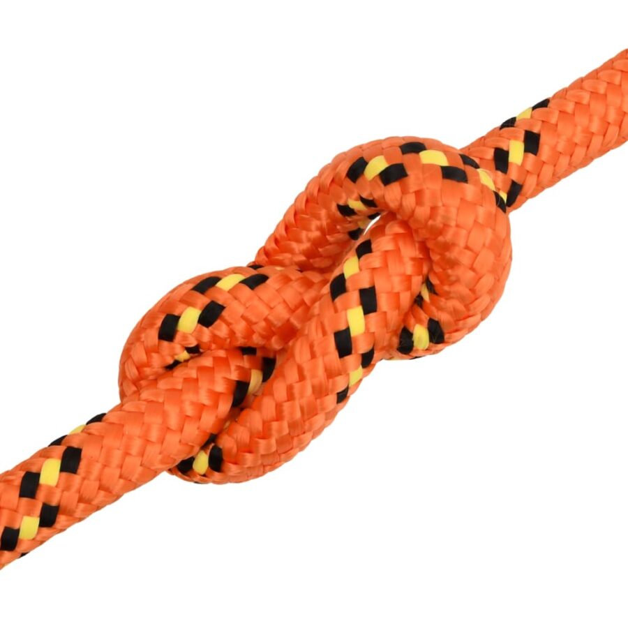 Boot touw 20 mm 50 m polypropyleen oranje - Afbeelding 5