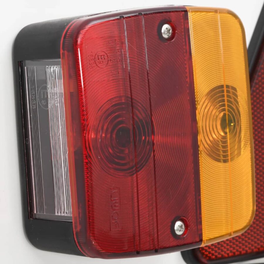 Aanhangerverlichting klassiek peertje 12 V 115x7x14 cm rood - Afbeelding 7