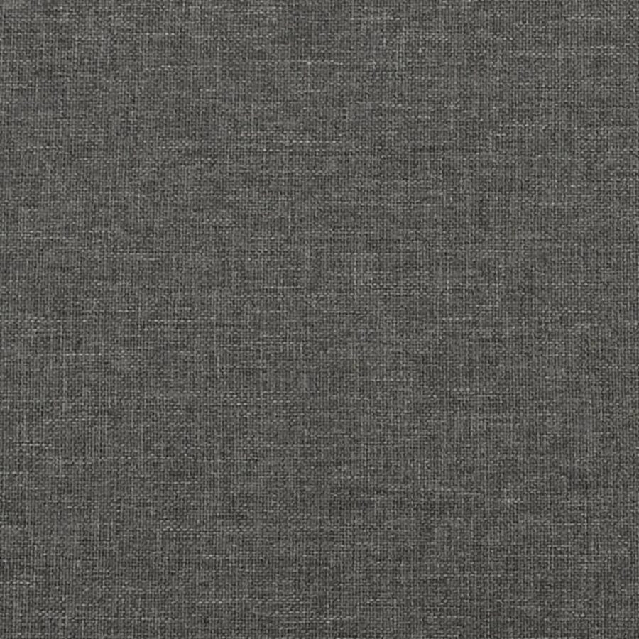 Bankje 70x30x30 cm stof donkergrijs - Afbeelding 6