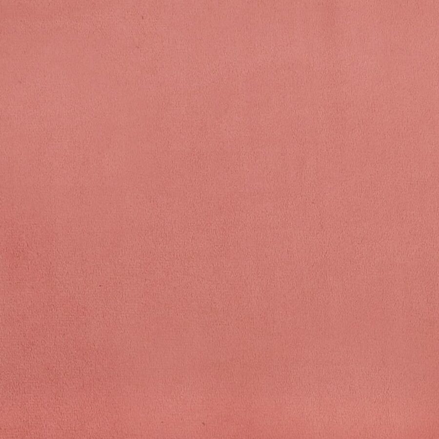 Bankje 100x35x41 cm fluweel roze - Afbeelding 6