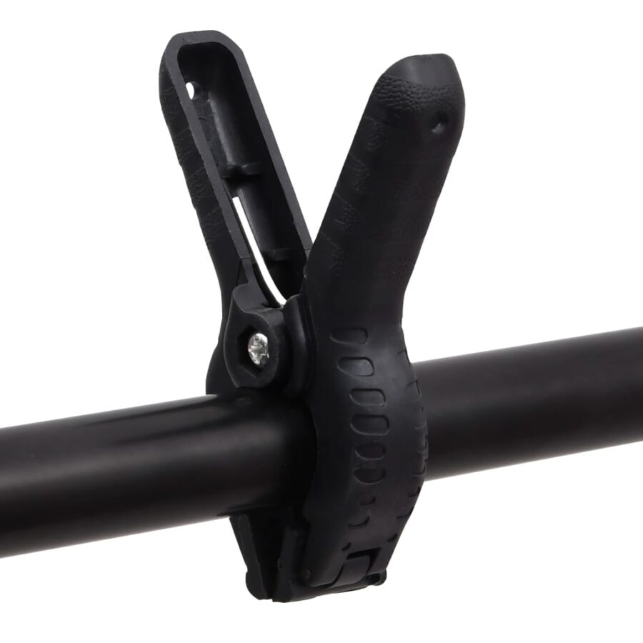 Achtergrondstandaard T-vormig 91x60x(70-200) cm zwart - Afbeelding 7