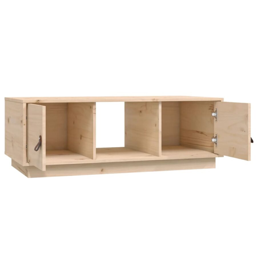 Salontafel 100x50x35 cm massief grenenhout - Afbeelding 7