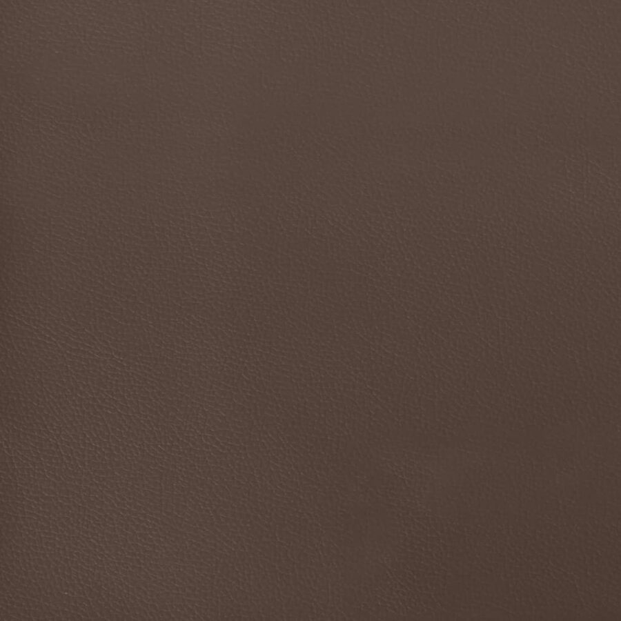 Hoofdbord met randen 103x23x118/128 cm stof donkerbruin - Afbeelding 8