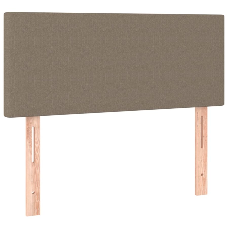 Hoofdbord LED 80x5x78/88 cm stof taupe - Afbeelding 4