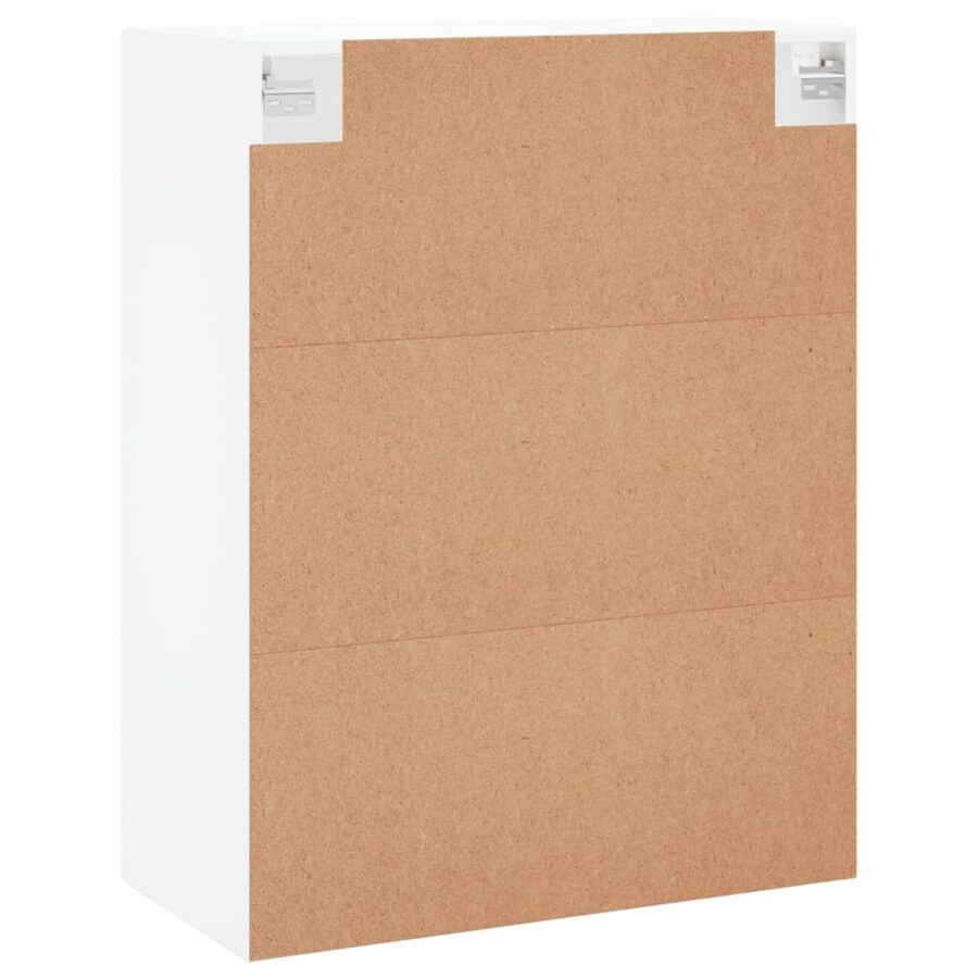 Hangkasten 2 st 69,5x34x90 cm wit - Afbeelding 8