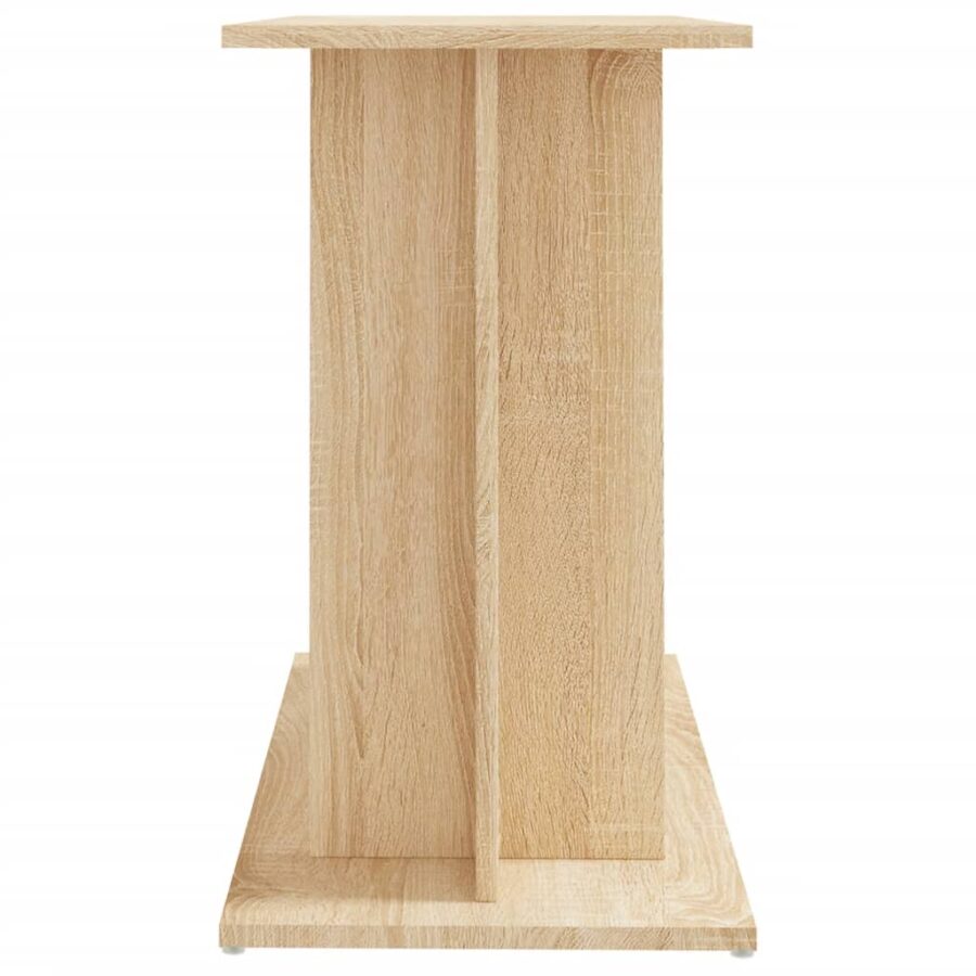 Aquariumstandaard 80x35x60 cm bewerkt hout sonoma eikenkleurig - Afbeelding 5