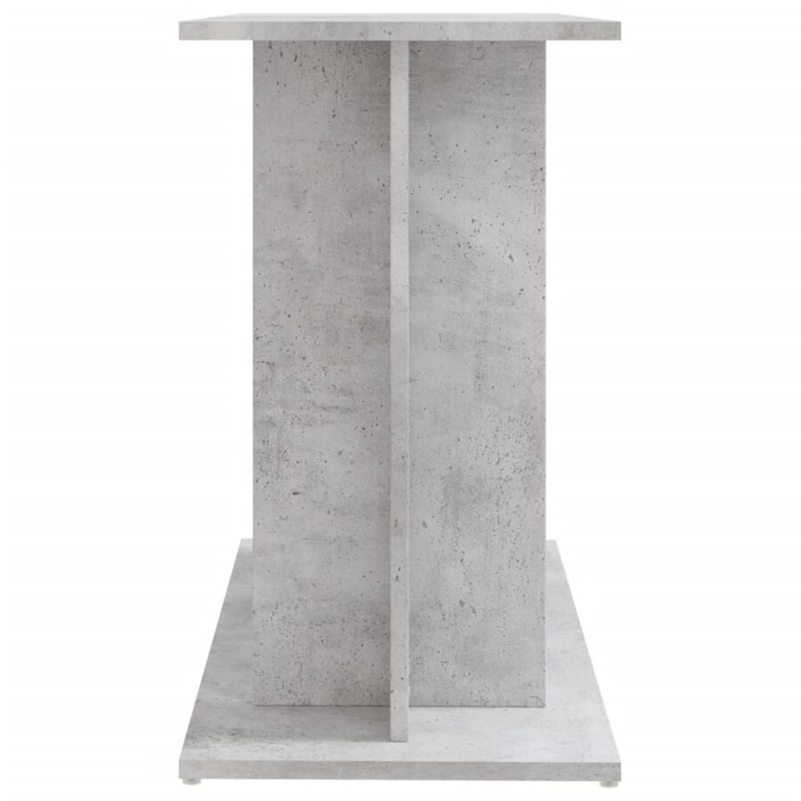 Aquariumstandaard 80x35x60 cm bewerkt hout betongrijs - Afbeelding 5