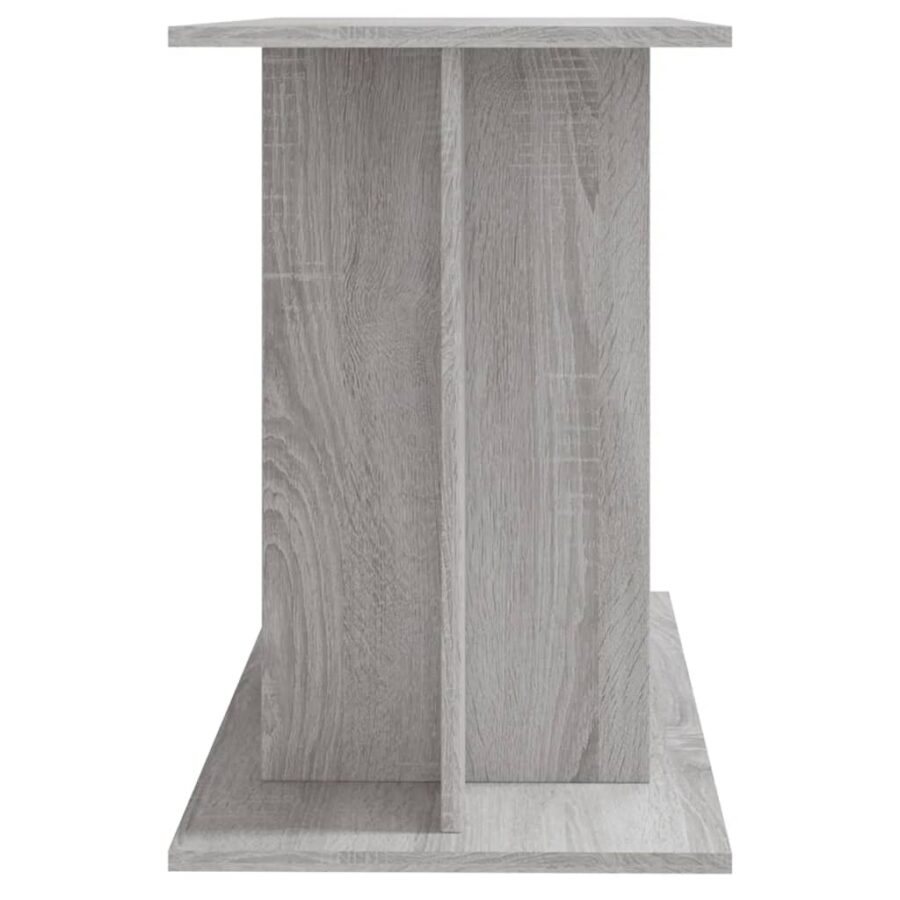 Aquariumstandaard 100x40x60 cm bewerkt hout grijs sonoma - Afbeelding 5