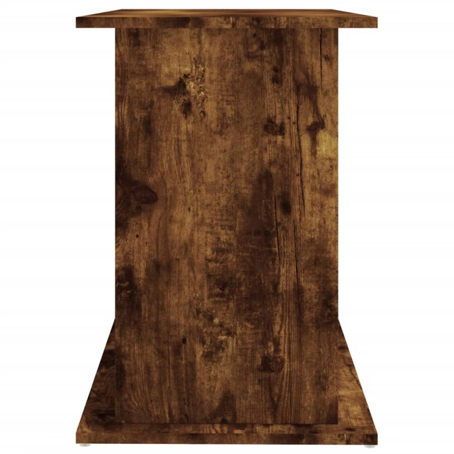 Aquariumstandaard 101x41x58 cm bewerkt hout gerookt eikenkleur - Afbeelding 7