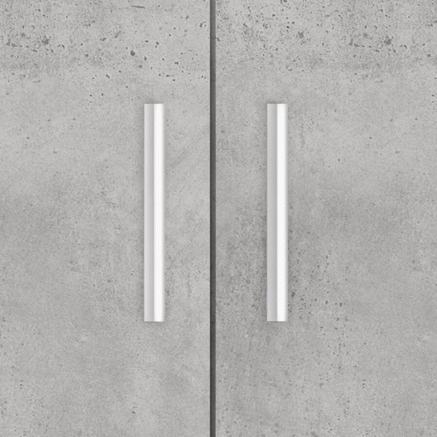 Aquariumstandaard 81x36x73 cm bewerkt hout betongrijs - Afbeelding 9