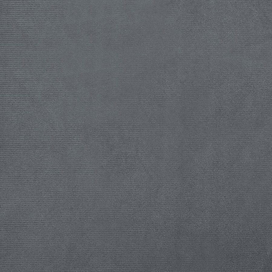 Kinderbank 100x50x26 cm fluweel donkergrijs - Afbeelding 6