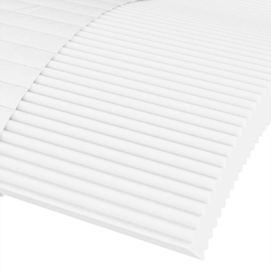 Slaapbank met matras 80x200 cm stof zwart - Afbeelding 8