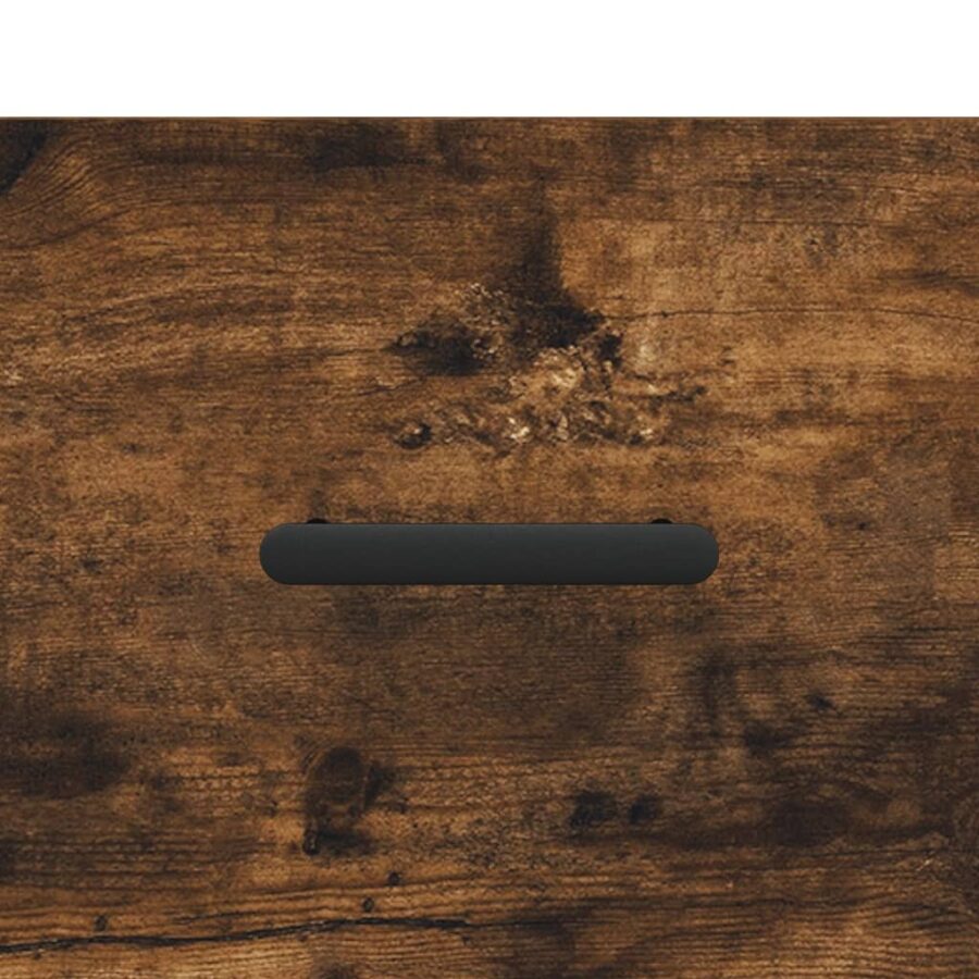 Hoge kast 34,5x34x180 cm bewerkt hout gerookt eikenkleurig - Afbeelding 9