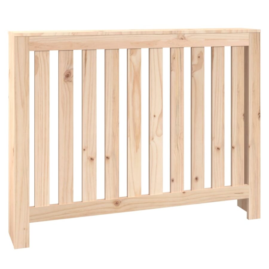 Radiatorombouw 108,5x19x84 cm massief grenenhout - Afbeelding 2