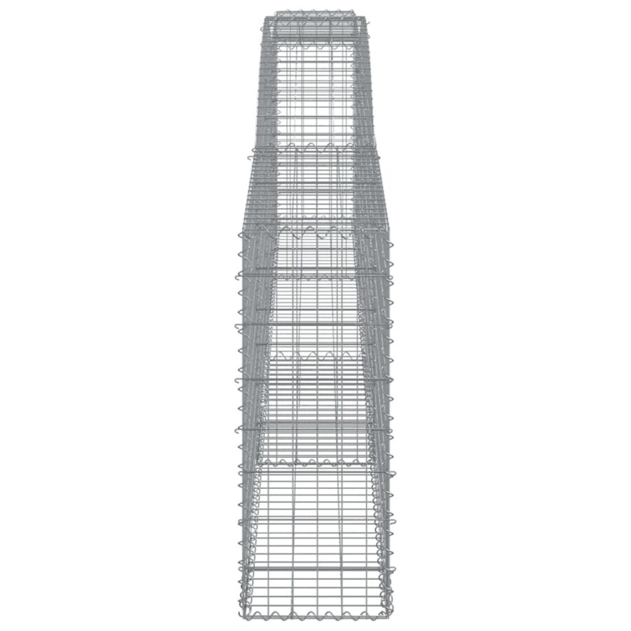 Schanskorven 6 st gewelfd 400x30x80/100 cm ijzer - Afbeelding 5