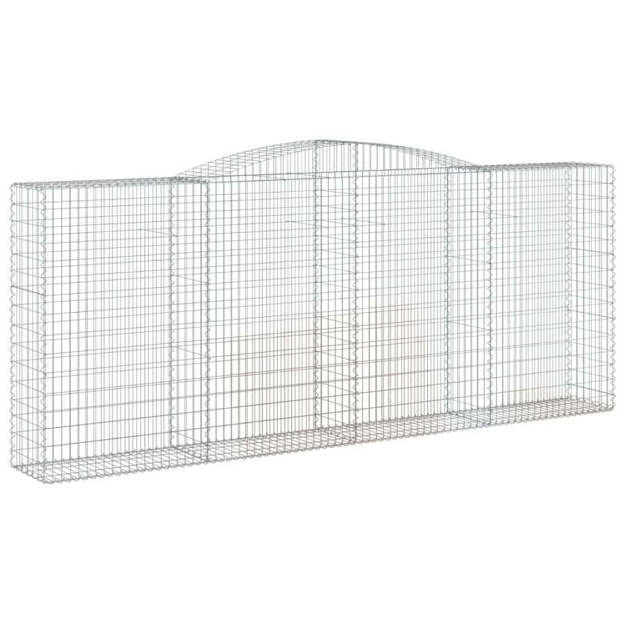 Schanskorven 5 st gewelfd 400x50x160/180 cm ijzer - Afbeelding 3