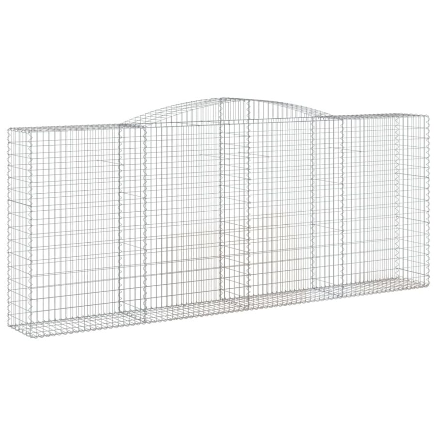 Schanskorven 6 st gewelfd 400x50x160/180 cm ijzer - Afbeelding 3