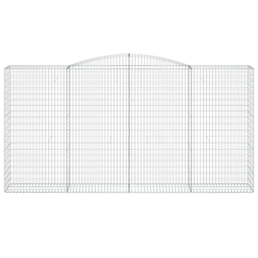 Schanskorven 6 st gewelfd 400x50x200/220 cm ijzer - Afbeelding 4