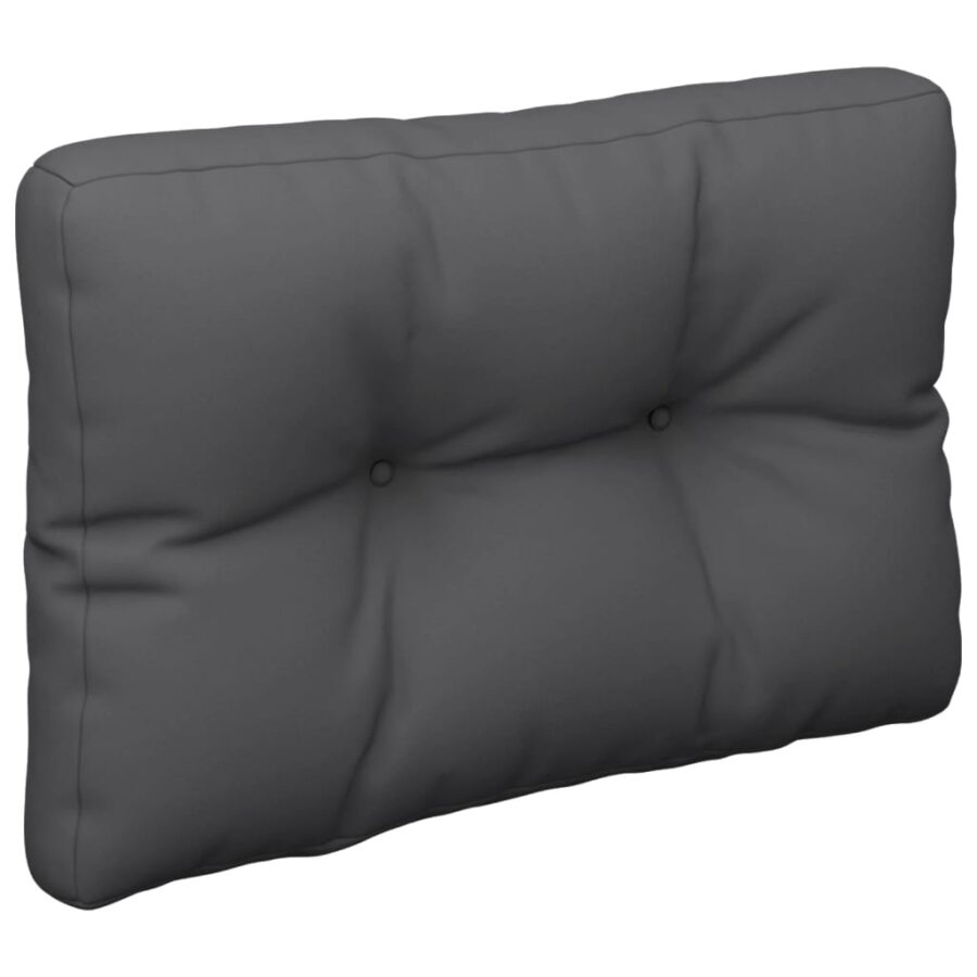 Palletkussen 50x40x12 cm stof antracietkleurig - Afbeelding 4