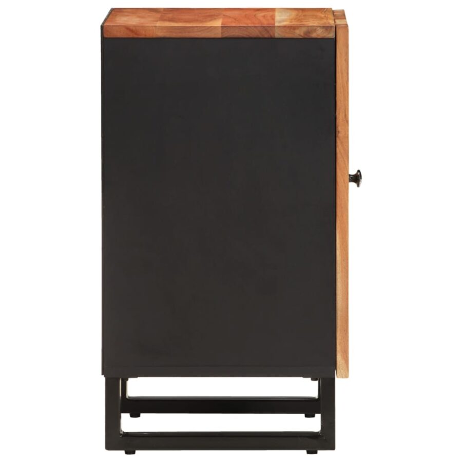 Badkamerkast 38x33x58 cm massief acaciahout - Afbeelding 5