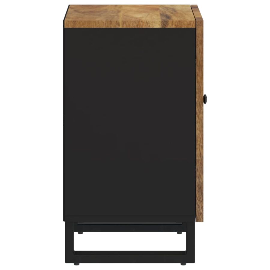 Badkamerkast 38x33x58 cm massief mangohout - Afbeelding 5