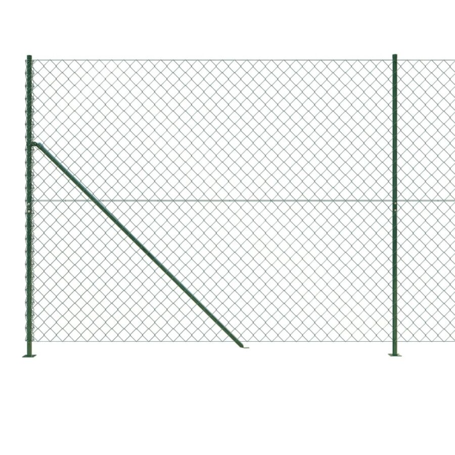 Gaashek met flens 2,2x10 m groen - Afbeelding 4