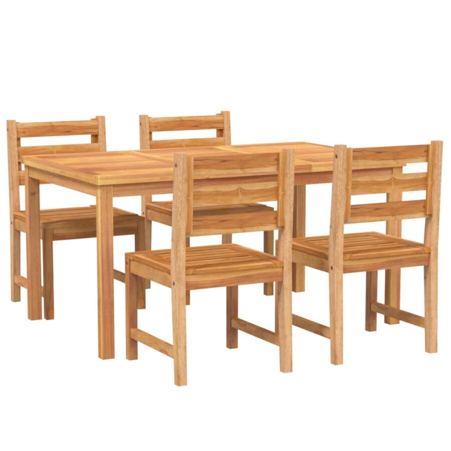 5-delige Tuinset massief teakhout - Afbeelding 3