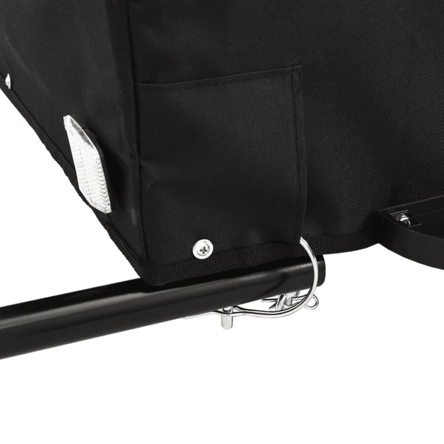 Fietstrailer 30 kg ijzer zwart en groen - Afbeelding 10