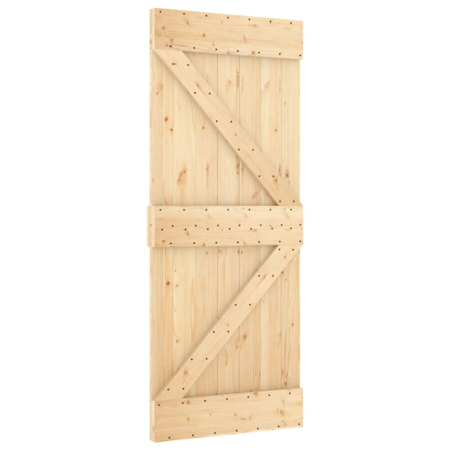 Deur NARVIK 85x210 cm massief grenenhout - Afbeelding 2