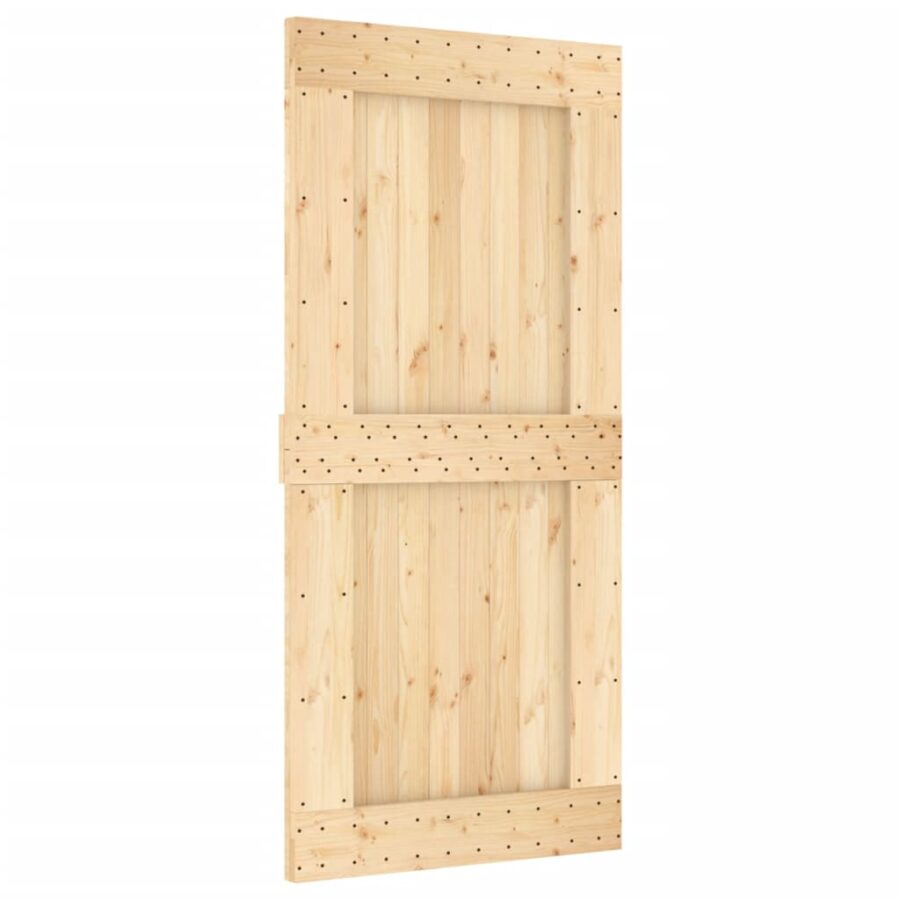 Deur NARVIK 95x210 cm massief grenenhout - Afbeelding 2