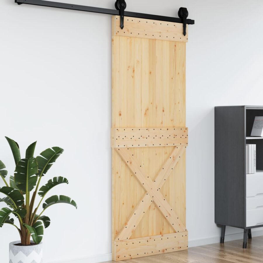 Deur NARVIK 90x210 cm massief grenenhout - Afbeelding 4