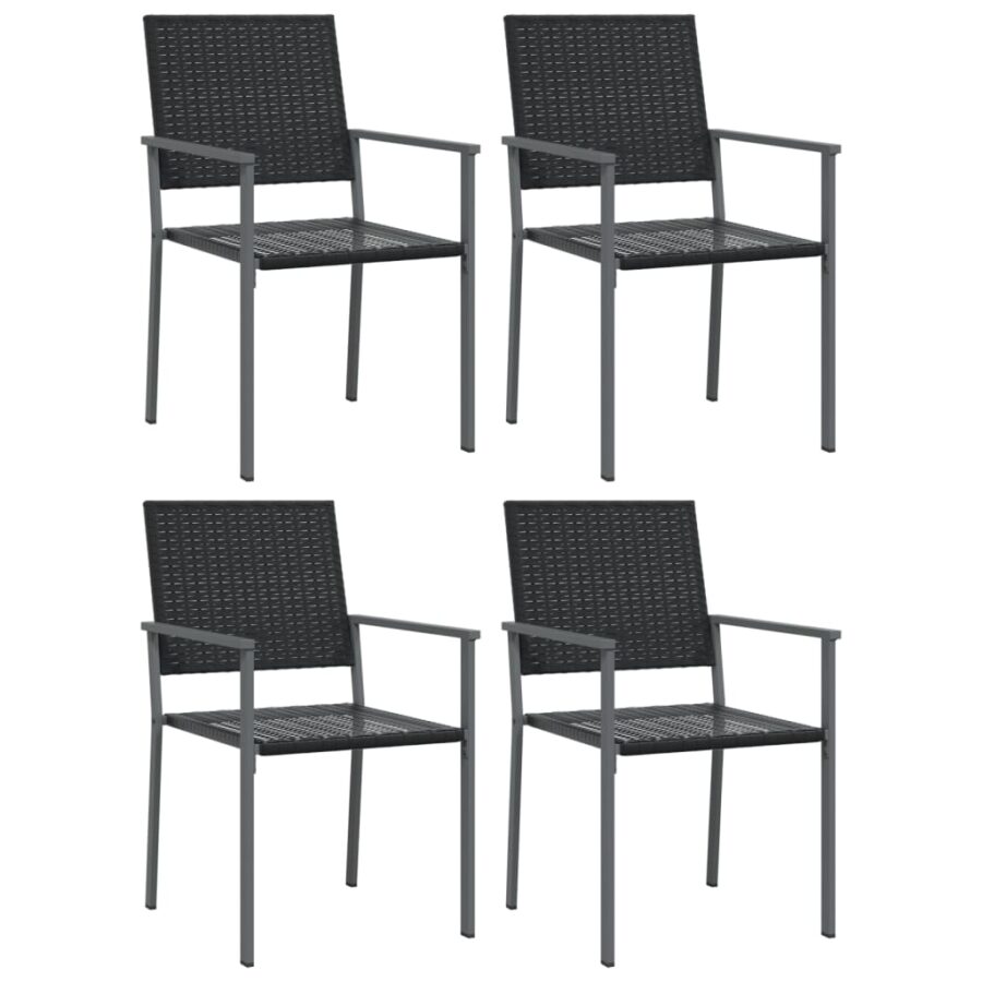 5-delige Tuinset poly rattan en staal - Afbeelding 4