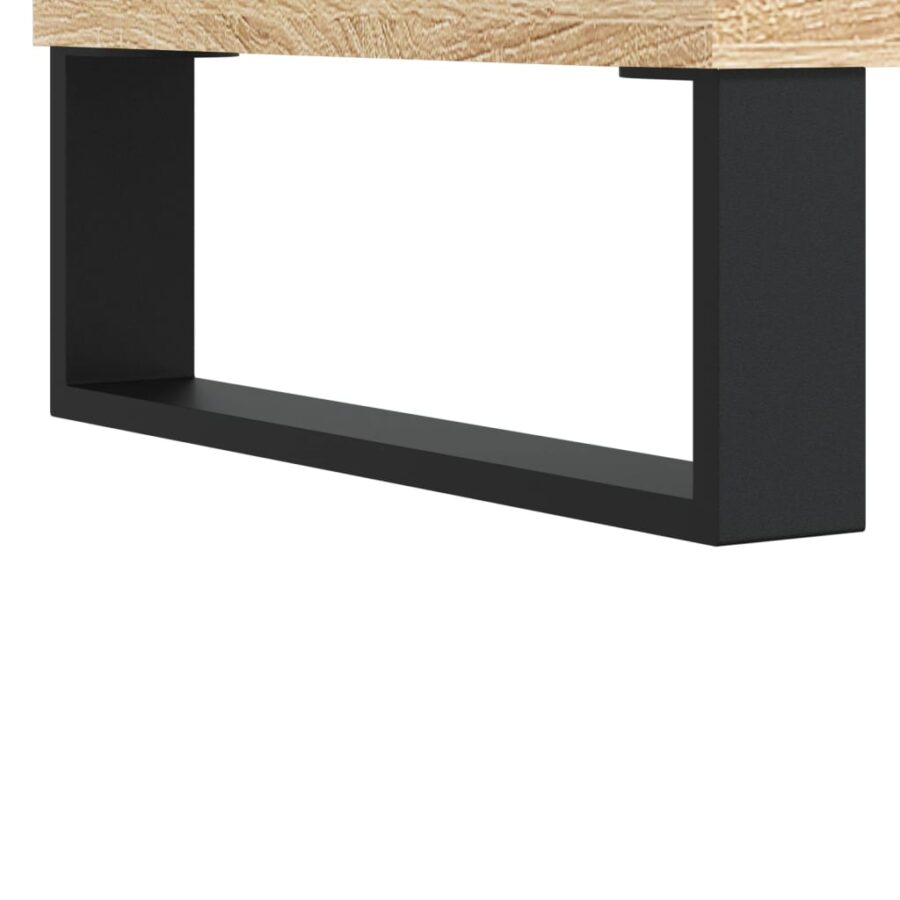 Dressoir 40x35x70 cm bewerkt hout sonoma eikenkleurig - Afbeelding 9