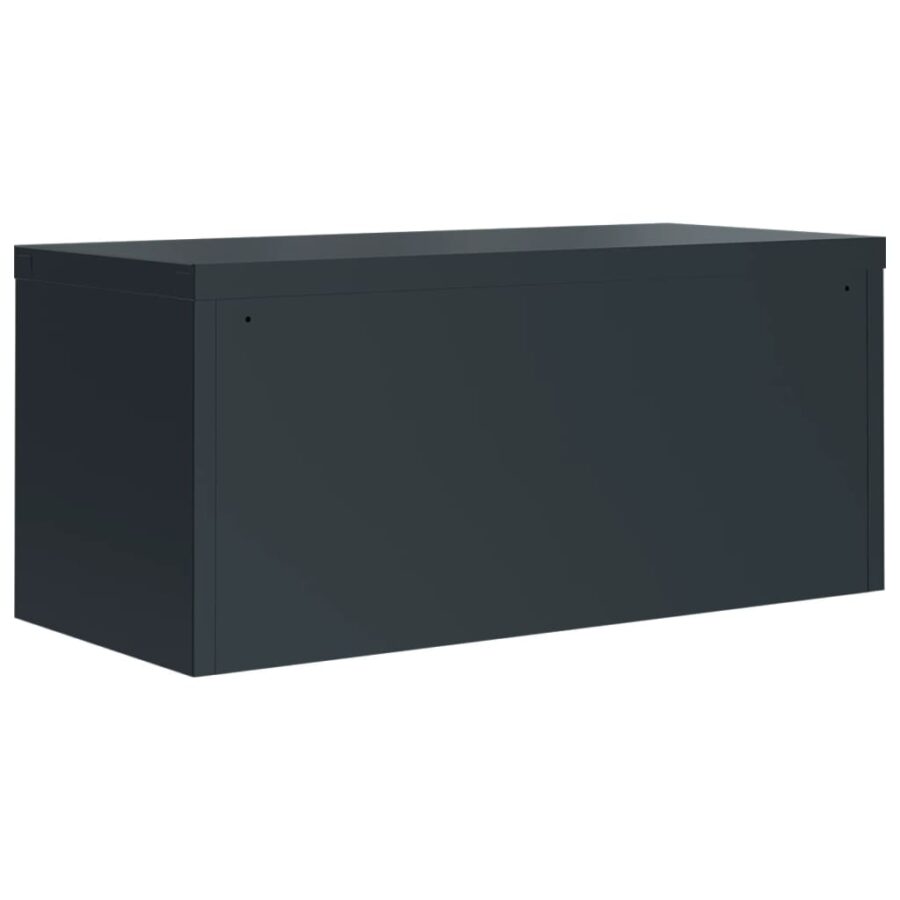 Archiefkast 90x40x40 cm staal antracietkleurig - Afbeelding 6