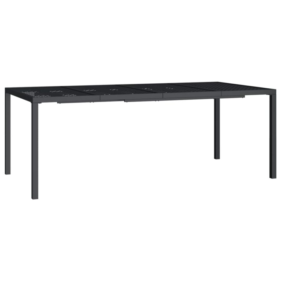 9-delige Tuinset staal antracietkleurig - Afbeelding 7